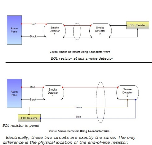 Connecting 2 Wire Smoke Detectors keystone telephone wiring diagram 