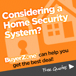 BuyerZone helps you find the best deals on home security.