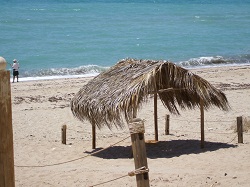Palapa on the beach in Mexico