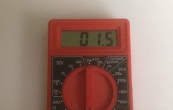 Meter showing a good loop