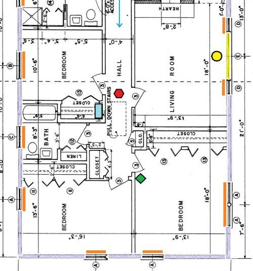 Home alarm system diagram bottom