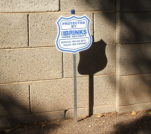 Brinks Yard Sign