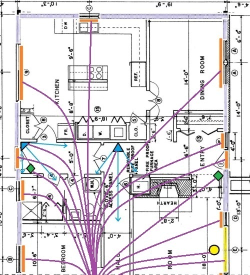 Burglar alarm wire diagram top