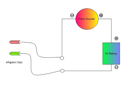 Diagram of a Continuity Tester Circuit