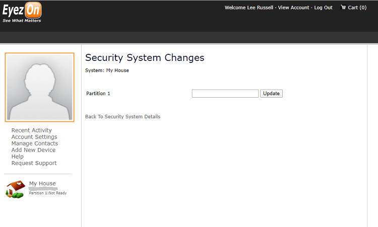 Partition Labels screen