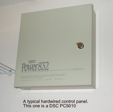 DSC 832 Hardwired home security system