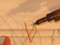 Using rosin core solder