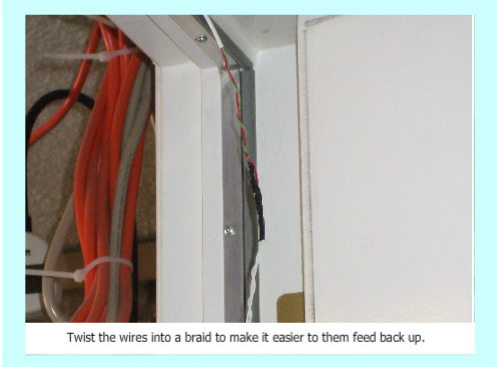 Wiring magnetic switches, twisting wires into a braid