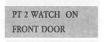 Radionics D2212 User Manual Page Displaying Confirmation of Watch Point Change