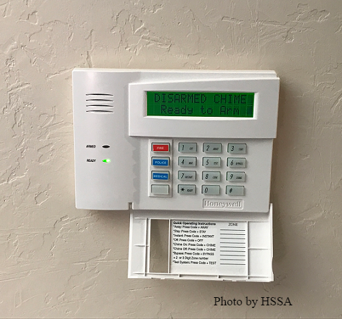 Ademco home alarm system - Ademco 6160 keypad