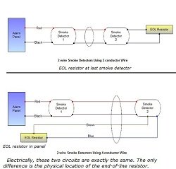 2-wire smoke detectors