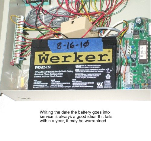 DIY alarm system battery replacement