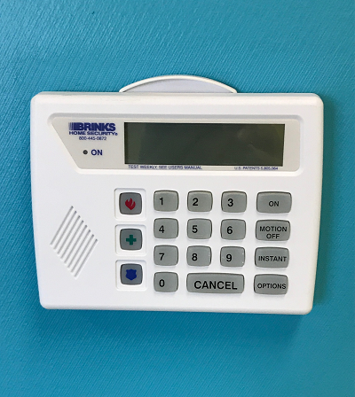 Brinks Home Security Keypad