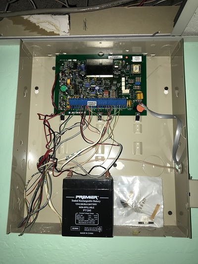 gemini home security system beeping