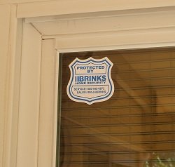 Brink window sticker