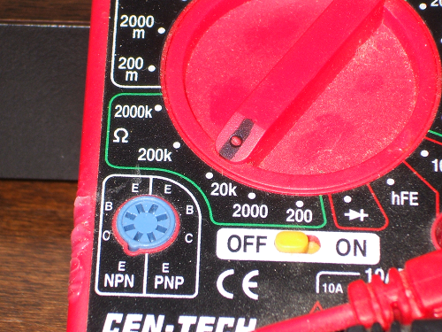 Digital multimeter by Cen-Tech from Harbor Freight