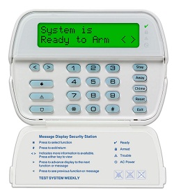 DSC Alarm Keypads - LCD5500Z Alpha Display Keypad