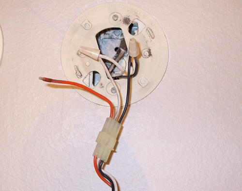 Compare your wires to the smoke detector wiring diagram
