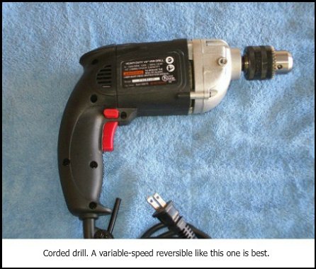 Corded drill for most flex drill bit sizes