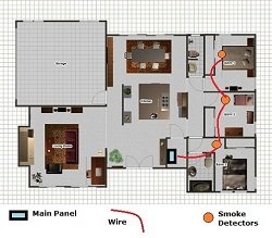 4 wire smoke detector wiring