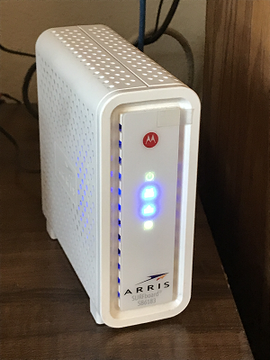 Internet alarm monitoring - High-Speed Cable Modem