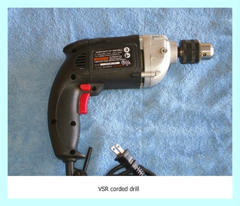 VSR corded drill with1/2-inch chuck