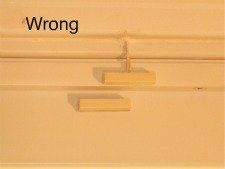 Magnetic door switch alignment wrong