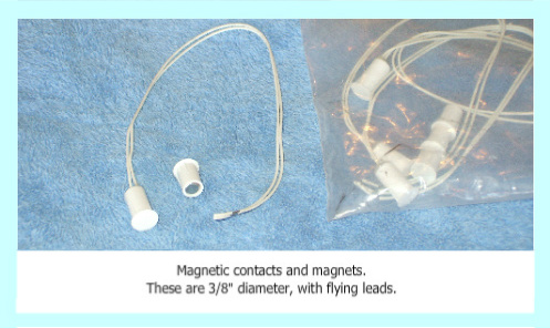 Magnetic reed switches