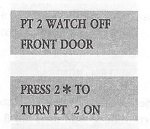 Radionics D2212 User Manual Page Displaying Watch Point Setup