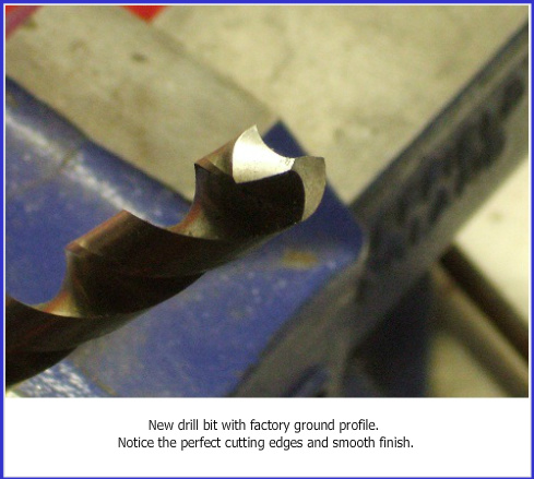 Drill Bit Sharpening Angle Chart